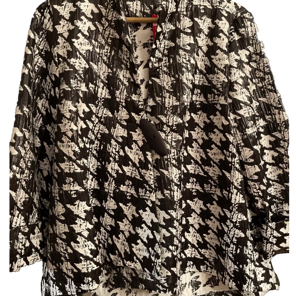 Ic Black And White Jacket. Size Small- Houndstoot… - image 3
